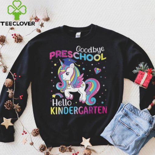 Graduation 2024 Goodbye Preschool Hello Kindergarten Unicorn T Shirt