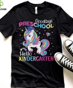 Graduation 2024 Goodbye Preschool Hello Kindergarten Unicorn T Shirt