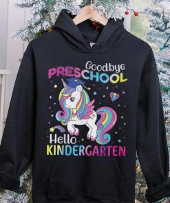 Graduation 2024 Goodbye Preschool Hello Kindergarten Unicorn T Shirt