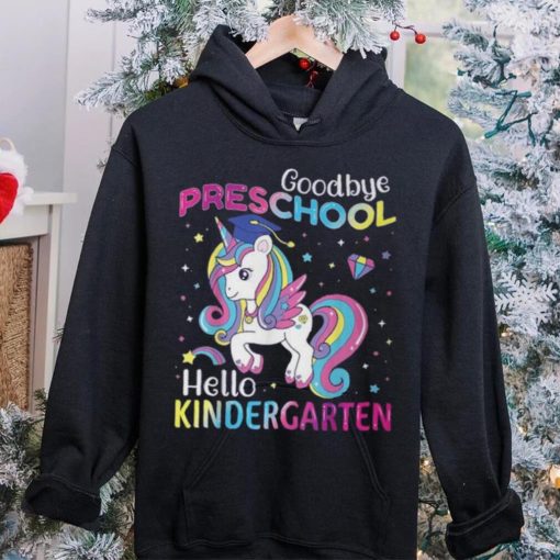 Graduation 2024 Goodbye Preschool Hello Kindergarten Unicorn T Shirt