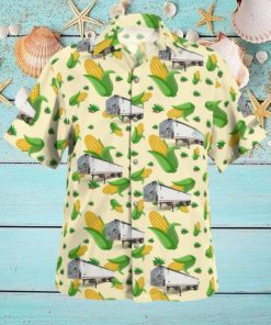 Grain Trailer Hawaiian Shirt Natural For Summer