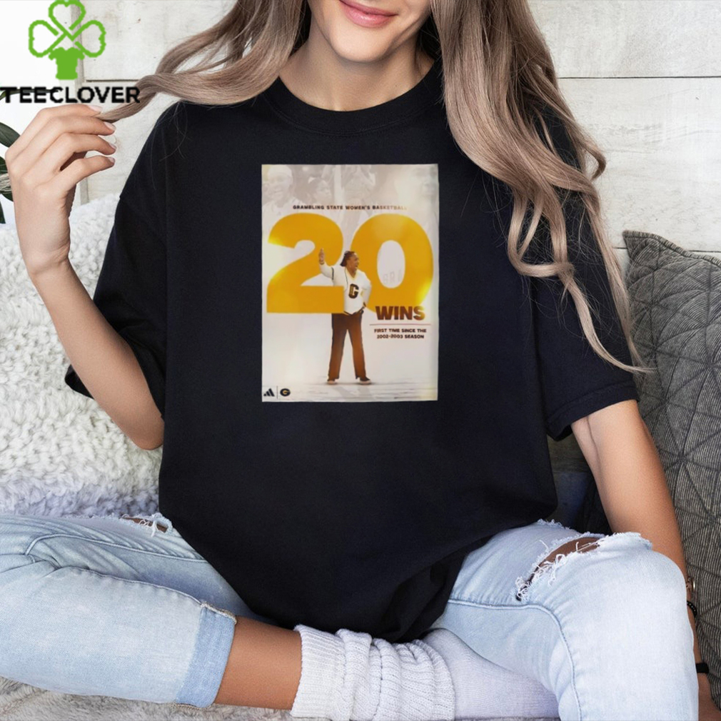 Grambling State Women's Basketball 20 Wins On The Season Under The Simmons Era Shirt Grambling State Women's Basketball 20 Wins On The Season Under The Simmons Era Shirt