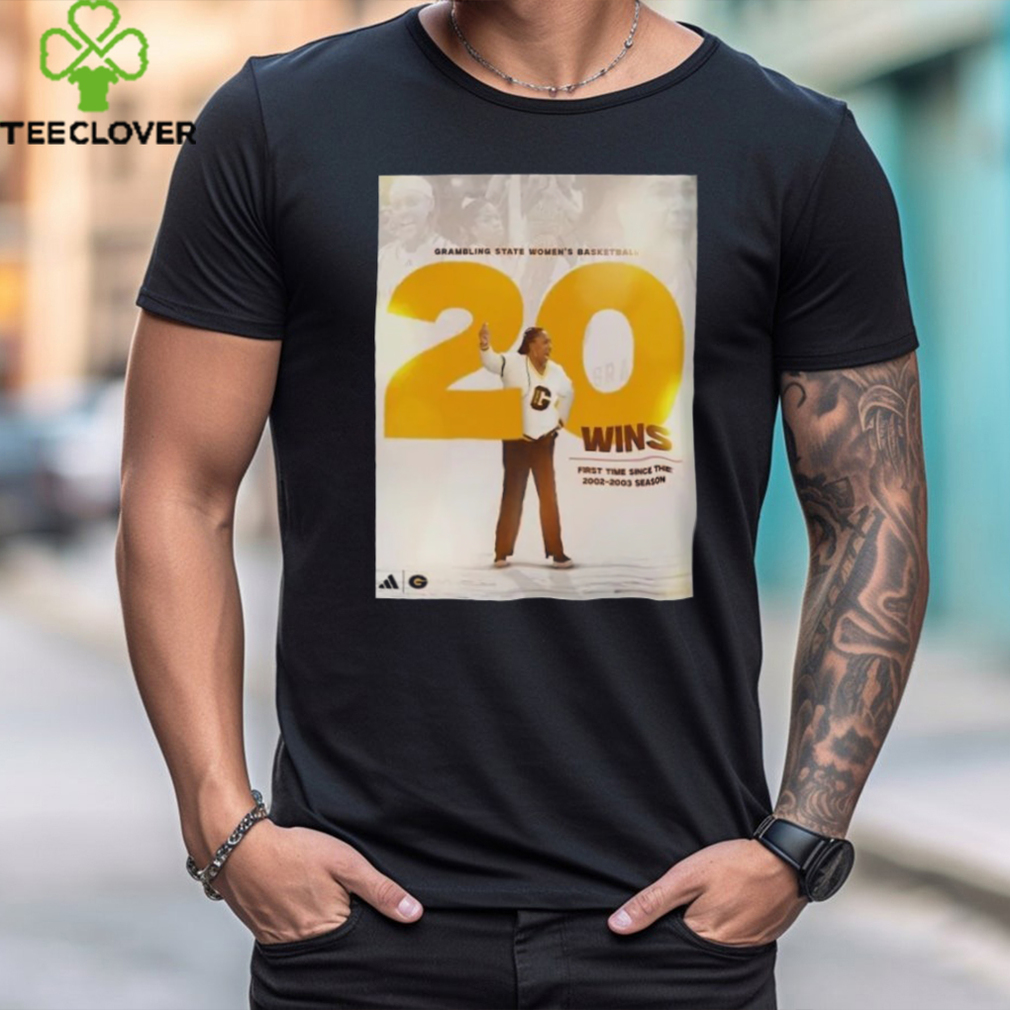 Grambling State Women's Basketball 20 Wins On The Season Under The Simmons Era Shirt Grambling State Women's Basketball 20 Wins On The Season Under The Simmons Era Shirt