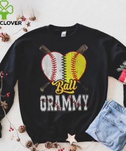 Grammy Of Both Ball Grammy Baseball Softball Pride T Shirt