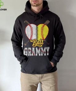 Grammy Of Both Ball Grammy Baseball Softball Pride T Shirt