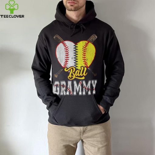 Grammy Of Both Ball Grammy Baseball Softball Pride T Shirt