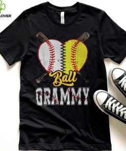 Grammy Of Both Ball Grammy Baseball Softball Pride T Shirt