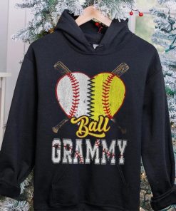 Grammy Of Both Ball Grammy Baseball Softball Pride T Shirt