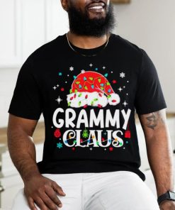 Grammy claus Santa hat Christmas lights hoodie, sweater, longsleeve, shirt v-neck, t-shirt