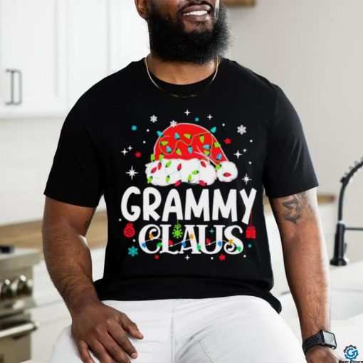 Grammy claus Santa hat Christmas lights hoodie, sweater, longsleeve, shirt v-neck, t-shirt