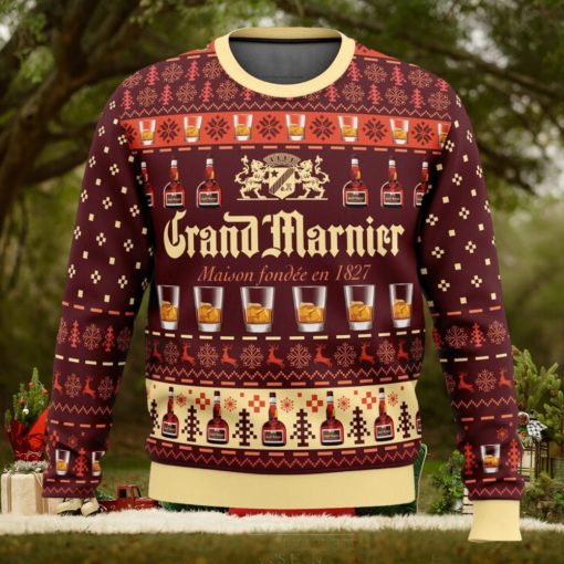 Grand Marnier Cute Ugly Christmas Sweater Christmas Gift For Family