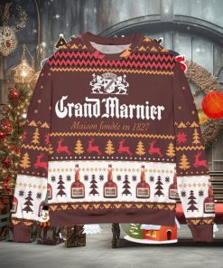 Grand Marnier Maison Fondee En 1827 Ugly Christmas Sweater Special Gift For Men Women