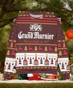 Grand Marnier Maison Fondee En 1827 Ugly Christmas Sweater Special Gift For Men Women