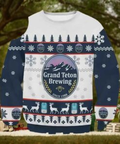 Grand Teton Brewing Beer Since 1988 Wool Holiday Sweater