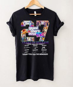 Grand Theft Auto VI 27 years of release 2001 2024 thank you for the memories shirt 2 Grand Theft Auto VI 27 years of release 2001 2024 thank you for the memories shirt