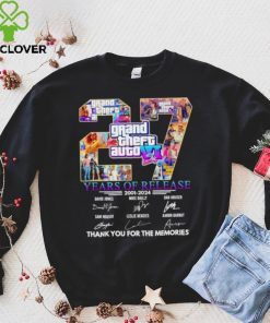 Grand Theft Auto VI 27 years of release 2001 2024 thank you for the memories shirt 5 Grand Theft Auto VI 27 years of release 2001 2024 thank you for the memories shirt