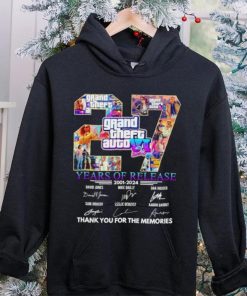 Grand Theft Auto VI 27 years of release 2001 2024 thank you for the memories shirt 6 Grand Theft Auto VI 27 years of release 2001 2024 thank you for the memories shirt