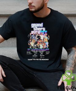 Grand Theft Auto VI 27th Anniversary 2001 – 2024 Thank You For The Memories Shirt