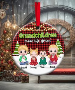 Grandchildren Make Life Grand Ornament