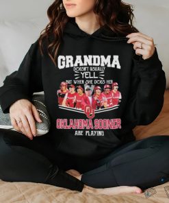 Grandma Doesn’t Usually Yell But When She Does Her Oklahoma Sooners Softball Are Playing Shirt