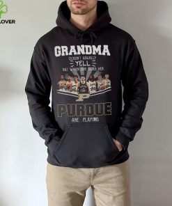 Grandma Doesn’t Usually Yell But When She Does Her Purdue Are Playing Shirt 4 Grandma Doesn’t Usually Yell But When She Does Her Purdue Are Playing Shirt