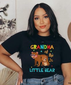 Grandma Of Little Bear Birthday Family Shirts Matching Shirt