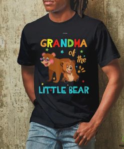 Grandma Of Little Bear Birthday Family Shirts Matching Shirt