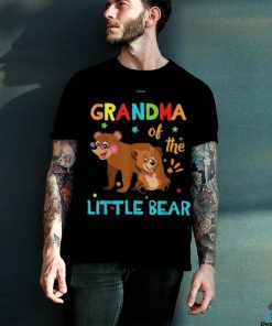 Grandma Of Little Bear Birthday Family Shirts Matching Shirt