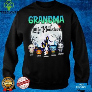 Grandma of little monster addy emma sophia lucas jashion shirt