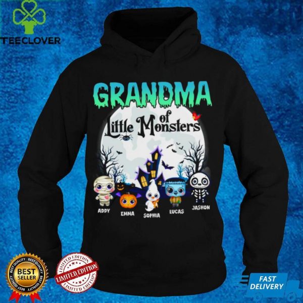 Grandma of little monster addy emma sophia lucas jashion hoodie, sweater, longsleeve, shirt v-neck, t-shirt