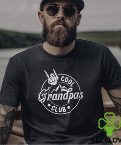 Grandpa Fathers Day Cool Grandpas Club Skeleton Hand T Shirt