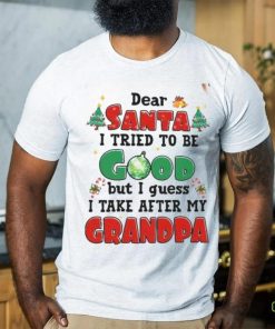 Grandpa Inspired Santa Claus Christmas Shirt