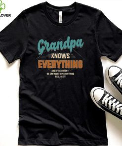 Grandpa Knows Everything – Perfect Gift For Grandpa shirt