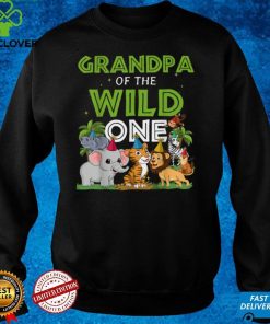 Grandpa of the Wild One Zoo Birthday Safari Jungle Animal T Shirt 2 Grandpa of the Wild One Zoo Birthday Safari Jungle Animal T Shirt