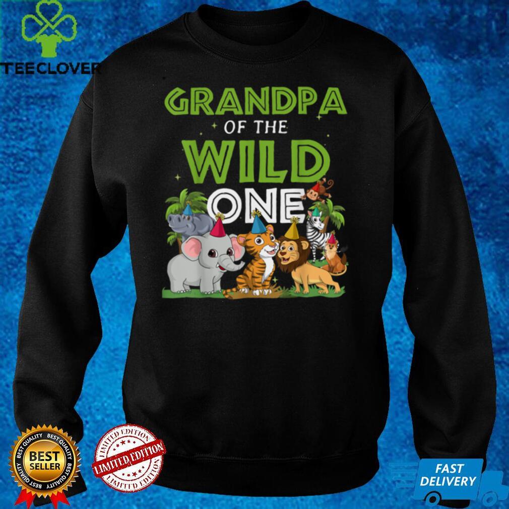 Grandpa of the Wild One Zoo Birthday Safari Jungle Animal T Shirt Grandpa of the Wild One Zoo Birthday Safari Jungle Animal T Shirt