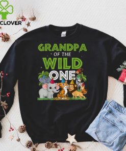 Grandpa of the Wild One Zoo Birthday Safari Jungle Animal T Shirt 3 Grandpa of the Wild One Zoo Birthday Safari Jungle Animal T Shirt