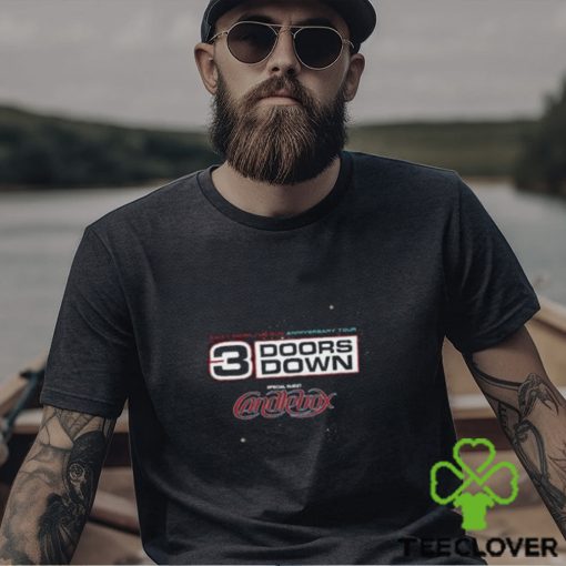 Graphic 3 Doors Down Band Shirt Away From The Sun Anniversary Tour 2023 Rock Concert Unisex Hoodie Shirt