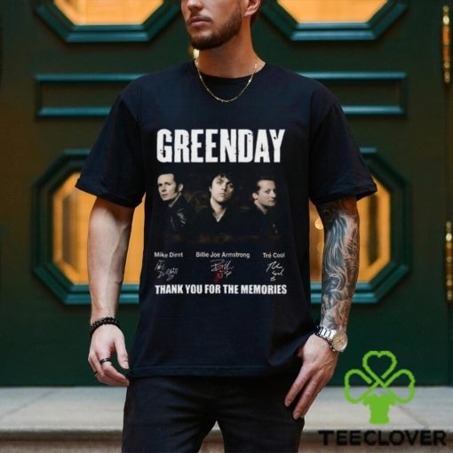 Graphic Green Day Band Signature Black Unisex T Shirt