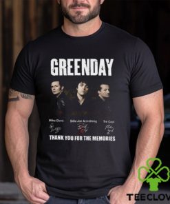 Graphic Green Day Band Signature Black Unisex T Shirt