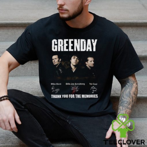 Graphic Green Day Band Signature Black Unisex T Shirt