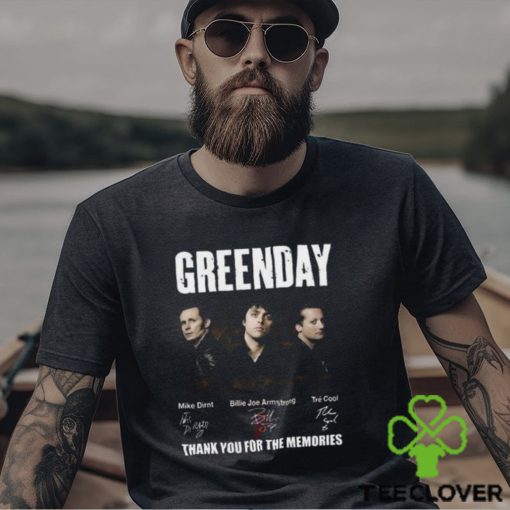 Graphic Green Day Band Signature Black Unisex T Shirt