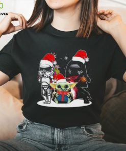 Grateful Baby Yoda And Darth Vader Stormtrooper Merry Christmas Shirt