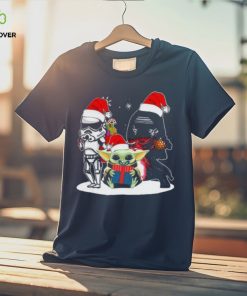 Grateful Baby Yoda And Darth Vader Stormtrooper Merry Christmas Shirt