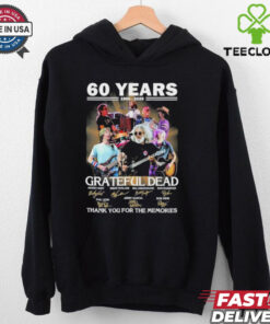 Grateful Dead 60 Years 1965 2025 Thank You For The Memories Signature Shirt