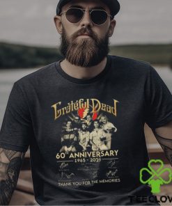 Grateful Dead 60th Anniversary 1965 2025 Thank You For The Memories Signatures Shirt 1 Grateful Dead 60th Anniversary 1965 2025 Thank You For The Memories Signatures Shirt