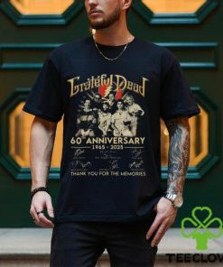 Grateful Dead 60th Anniversary 1965 2025 Thank You For The Memories Signatures Shirt 2 Grateful Dead 60th Anniversary 1965 2025 Thank You For The Memories Signatures Shirt