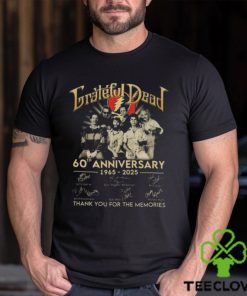 Grateful Dead 60th Anniversary 1965 2025 Thank You For The Memories Signatures Shirt 3 Grateful Dead 60th Anniversary 1965 2025 Thank You For The Memories Signatures Shirt
