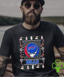 Grateful Dead Buffalo Bills Ugly Christmas Shirt 3 Grateful Dead Buffalo Bills Ugly Christmas Shirt