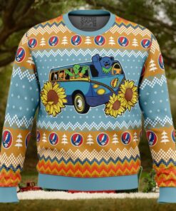 Grateful Dead Bus Grateful Dead Ugly Christmas Sweater