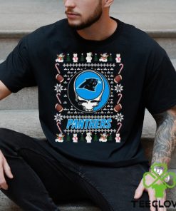 Grateful Dead Carolina Panthers Ugly Christmas Shirt 2 Grateful Dead Carolina Panthers Ugly Christmas Shirt